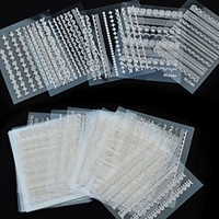 30 pcs 3D Nail Stickers Lace Stickers nail art Manicure Pedicure Abstract / Wedding / Fashion Daily