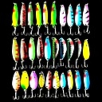 30 pcs Fishing Lures Hard Bait Spoons Lure Packs Sinking Fast Sinking Bass Trout Pike Sea Fishing Bait Casting Spinning Metal / Freshwater Fishing / Bass Fishing / Lure Fishing