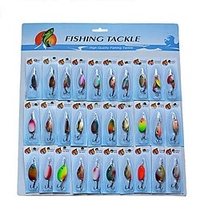 30 pcs Lure kit Fishing Lures Spinnerbaits Colorful Easy to Use Sinking Bass Trout Pike Sea Fishing Fly Fishing Bait Casting miniinthebox