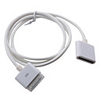 30 Pin Dock Extension Extender Cable for iPhone,  iPod (100cm, White)