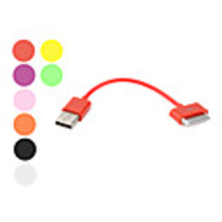 30-Pin Male to USB Male adapter for iPhone and the New iPad (Assorted Colors)
