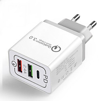 30 W Output Power USB Fast Charger Phone Charger Portable Charger For Universal miniinthebox