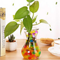 3000PC/Bag Pearl Shaped Hydrogel Crystal Soil Water Beads Bio Gel Mud Grow Magic Jelly Balls Orbiz For Flower Wedding Home Decor