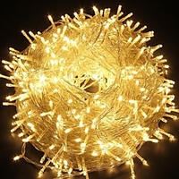 30m300LEDs Fairy String Lights Lamp for Xmas Tree Holiday Wedding Party Decoration Linkable White Blue Multicolor Warm White 220-240V 1pc