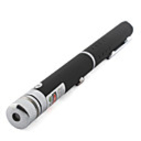 30MW 532nm Star Pattern Green Laser Pointer Pen with 5 Laser Head (2 AAA)