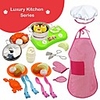 30pcs stainless steel mini kitchen toys kitchen pretend play accessories toys cooking utensils
