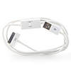 30Pin USB Cable with Charger and Data Switch for Apple iPad 2/iPad/iPhone 4/iPods - White