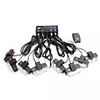 30W 8Pcs/set Lamp 16 LED Emergency Flashing Warning Lights Wireless Remote Grille Strobe