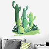 30x60cm Cartoon Floral Plants Wall Stickers Bedroom Living Room Removable Pre-pasted PVC Home Decoration Wall Decal 1pc miniinthebox