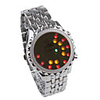 31 LED Colorful Light Stainless Steel Watch