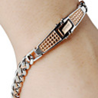 316L Stainless Steel Fashionable Design Forever Bracelet for Women