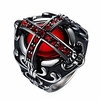 316l stainless steel rings jewelry fashionable gothic mens rings (silver,  12)