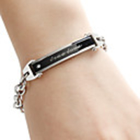 316L Stainless Steel Unique Design Ture Love Bracelet for Man