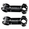 31.8 mm Bike Stem 6 degree 80/90/10/110/120 mm Carbon Fiber Lightweight High Strength Easy to Install for Cycling Bicycle 3K Matt
