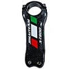 31.8 mm Bike Stem 6 degree 80/90/10/110/120/130 mm Carbon Fiber Lightweight High Strength Easy to Install for Cycling Bicycle 3K Glossy