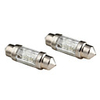 31mm 0.2W 4-LED White Light Festoon Bulb for Car Reading/Trunk/License Plate Lamps (2-Pack,  DC 12V)