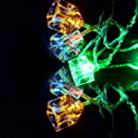 32 LEDs Colorful Ice Cubes Light String(CIS-84110)