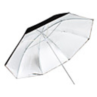 33" Black Silver Reflector Umbrella