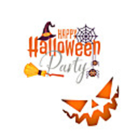 3354CM New Cartoon Halloween Decorations Self Adhesive Wall Stickers Creative Children