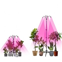 3/4 Heads LED Clip Grow Light Height Adjustment Full Spectrum Phyto Lamp USB for Plants Indoor office Seedlings Flower Fitolamp Lights with Flexible Gooseneck Timer Setting 5 Dimmable Levels miniinthebox