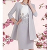 3/4 Length Sleeve Basic Stretch Fabric Wedding Women