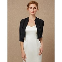 3/4 Length Sleeve Coats / Jackets Chiffon Wedding / Party / Evening Women