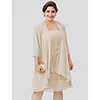 3/4 Length Sleeve Coats / Jackets Chiffon Wedding / Party / Evening Women