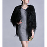 3/4 Length Sleeve Coats / Jackets Faux Fur Wedding / Party / Evening Women