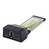 34mm Express Card to 1 IEEE1394a Port and 2 IEEE1394b Ports Adapter