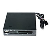 3.5" All-in-1 Internal USB 2.0 Card Reader USB Port (Black)