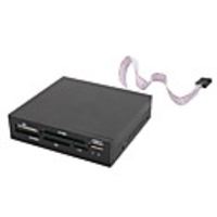 3.5" Internal USB 2.0 Card Reader USB Port (Black)