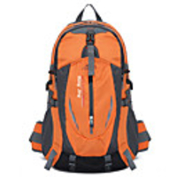 35 L Rucksack Waterproof Backpack Breathable Rain Waterproof Wear Resistance Outdoor Hiking Cycling / Bike Camping Nylon Red Green Blue / Yes