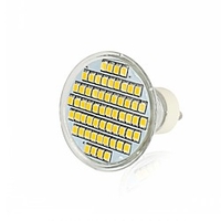 3.5 W LED Spotlight 300-350 lm GU10 60 LED Beads SMD 2835 Decorative Warm White Natural White White 220-240V 1pc 4pcs 6pcs 10pcs miniinthebox