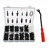 350pcs Bumper Retainer Clips Car Plastic Rivets Fasteners Push Retainer Kit Most Popular Sizes Auto Push Pin Rivets Set -Door Trim Panel Fender Clips for GM Ford Toyota Honda Chrysle
