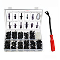 350pcs Bumper Retainer Clips Car Plastic Rivets Fasteners Push Retainer Kit Most Popular Sizes Auto Push Pin Rivets Set -Door Trim Panel Fender Clips for GM Ford Toyota Honda Chrysle