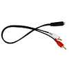 3.5mm Audio Jack (Female) to RCA Audio Converter (30cm)