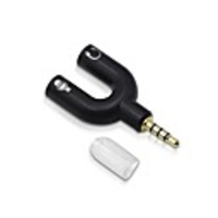 3.5mm Audio Splitter 3.5 Male to 2 Aux Female Earphone Microphone Converter Cable for Notebook Laptop