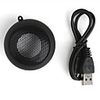 3.5mm DC 5V Ultra Mini USB Rechargeable Portable Speaker (Black)