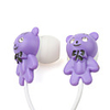 3.5mm Earphone Fashionable Cable Headphones with Cat Decorate