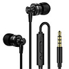 3.5mm Earphone Super Bass waterproof Earphone Sport Volume Control Headset Metal