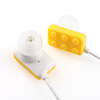 3.5mm earphone, fashionable cable headphones! Cute! Colorful! Music!