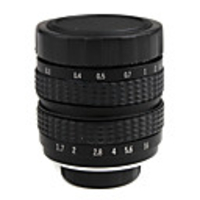 35mm f1.7 C Mount CCTV Lens for M4/3 E-P2 E-PL2 G2 GF2 GH2 and NEX-3 NEX-5 NEX-7