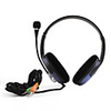 3.5mm Jack Multimedia Headphone with 90-Degree-Swivel Microphone (Purple)