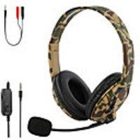 3.5mm MP3 Gaming Headset Headphones Earphones Gamer Stereo Headphone Computer Earphones with Microphone for PS4 PS3 Xbox Switch