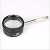 35x50 reading hand-held magnifier all metal 35x jewelry identification magnifier double-layer optical film