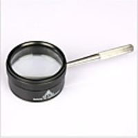 35x50 reading hand-held magnifier all metal 35x jewelry identification magnifier double-layer optical film
