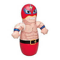 36 3D Kids Wrestler Kick Boxing Bop Bag Toys (Bopper Power Bag / Punching bag ) - Blow Up Inflatable miniinthebox