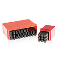 36 Pieces 4mm Letter and Number Punch Stamps