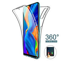 360 Double Full Body TPU Case For Huawei P40 Pro P40 Lite P Smart 2019 Y6 2019 P30 Lite Y5 2019 Y9 2019 Y7 2019 P20 Lite P20 Pro P30 Pro P Smart Plus 2019 Transparent Clear Soft Silicone Case Cover miniinthebox
