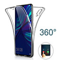 360 Double Silicone Soft TPU Case For Huawei Y7 Pro 2019 Y6 Pro 2019 Y9 2019 P Smart 2019 Mate 20 Pro Mate 20 Lite Y7 2019 Y6 2019 Full Body Clear Transparent Soft TPU Shockproof Cover